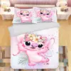 Disney Stitch Anime Cartoon Bett bezug Bettwäsche Bett bezug Kinder King Size Queen Twin Size Set Bettdecke Klasse A gedruckt 2