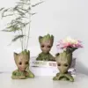 Groot Blumentopf, Heimdekoration, Vasen, multifunktional, Groot, Blumentopf, Ornamente, Anordnung, Actionfigur, Figur, Stifthalter 2