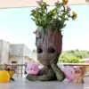 Groot Blumentopf Groot Home Dekoration Vasen Multifunktions-Ornamente Arrangement Anime-Charaktere Figur Stifthalter
