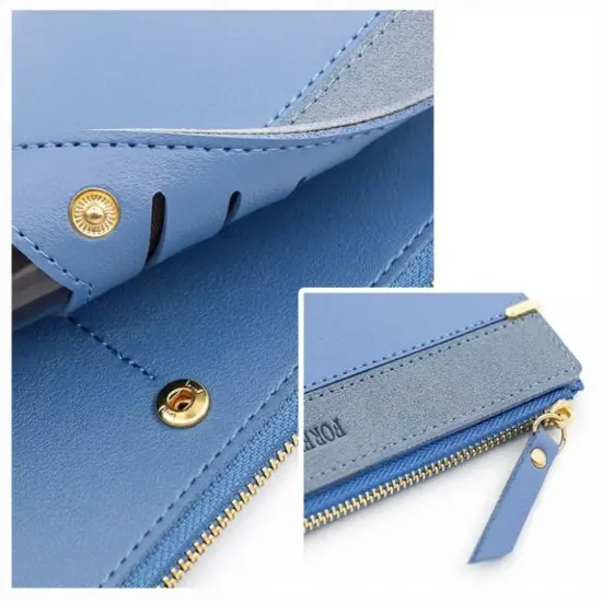 Disney Stich Brieftasche Frauen Lange Geldbörse Cartoon Fashion Zipper Geldbörsen Geldbörse Multilayer Karten Halter PU Leder Kupplung Tasche 4